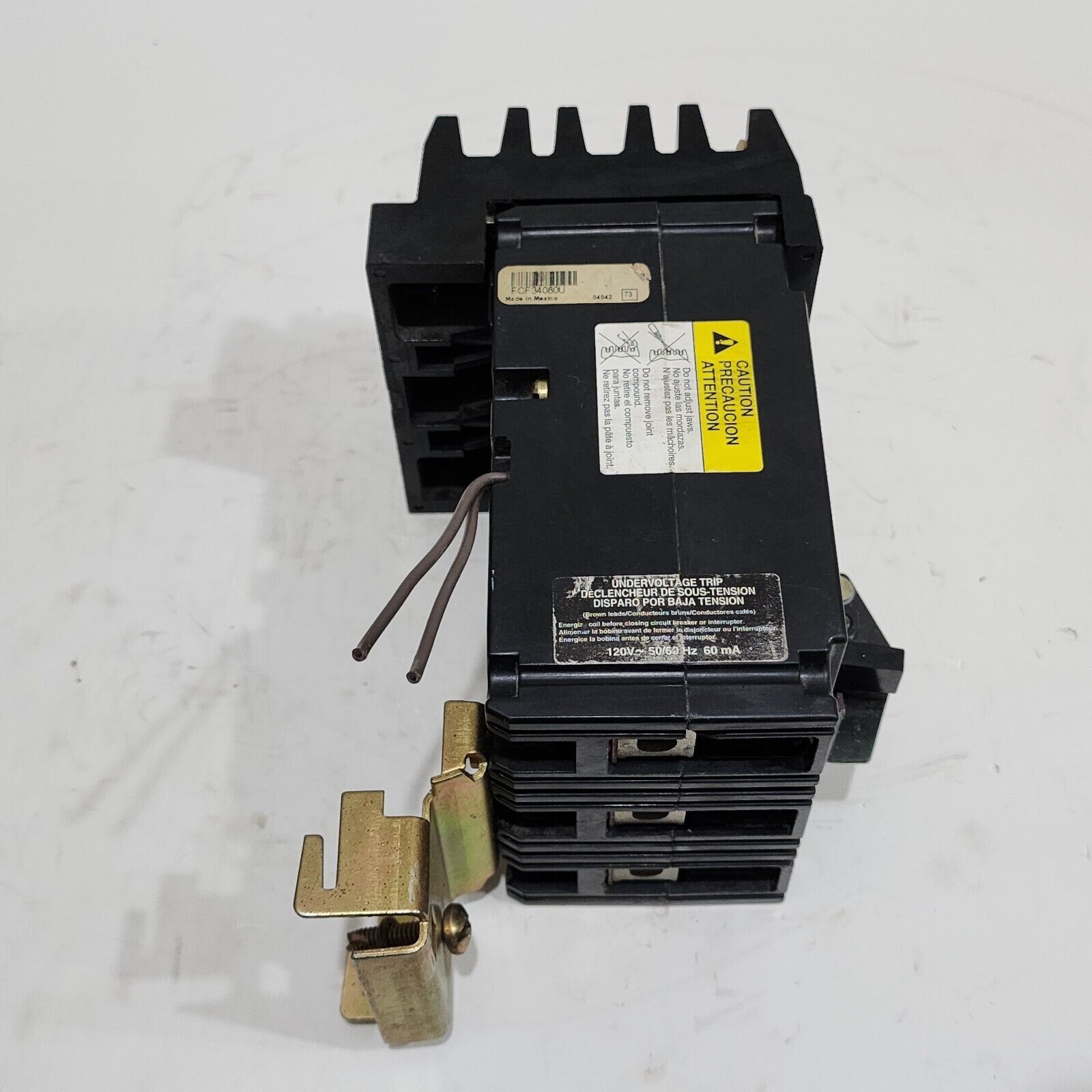 SQUARE D FC340801139 MOLDED CASE CIRCUIT BREAKER 80A 480V