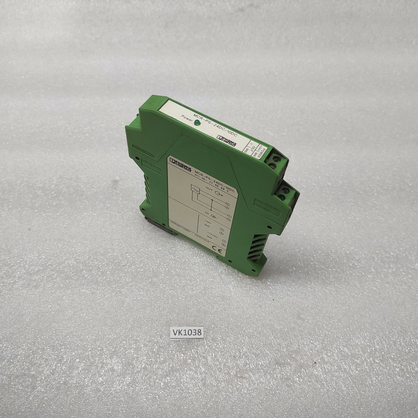 PHOENIX CONTACT MCR-PS-24DC/10DC SIGNAL CONDITIONER 2766685