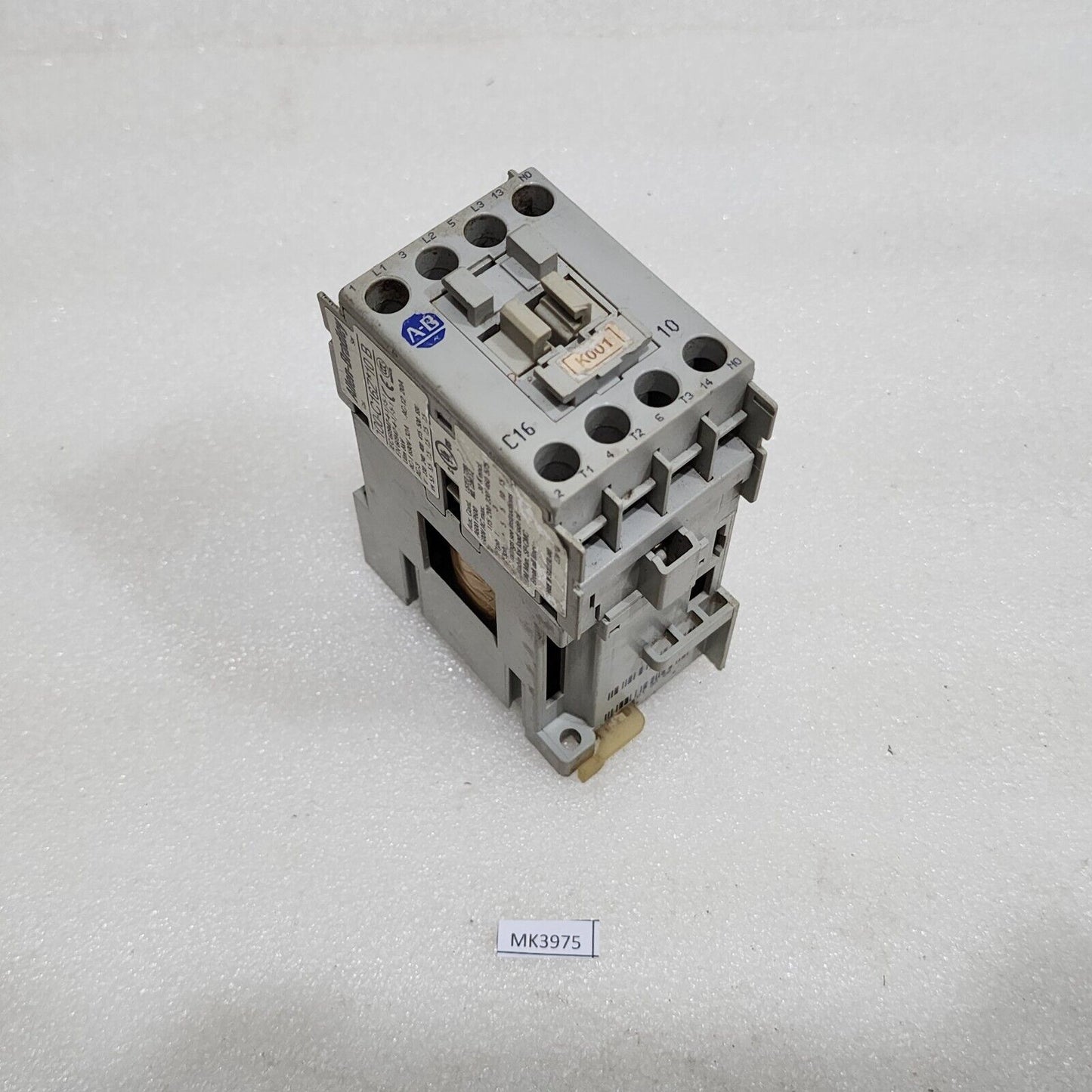 ALLEN BRADLEY C16 CAT 100-C16Z-10-B MAGNETIC CONTACTOR 24VDC