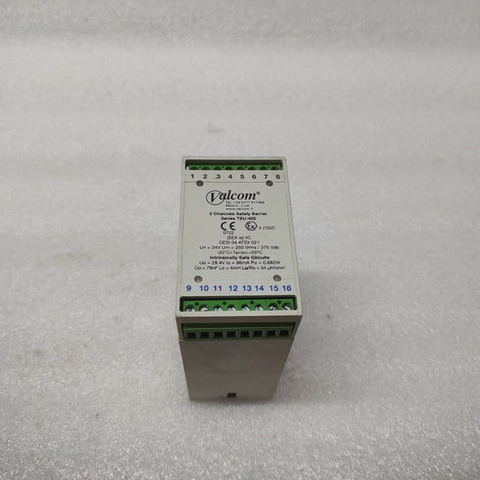 VALCOM TSU400 2-CH SAFETY BARRIER TSU400FM-N-DIN-1 24VAC/DC
