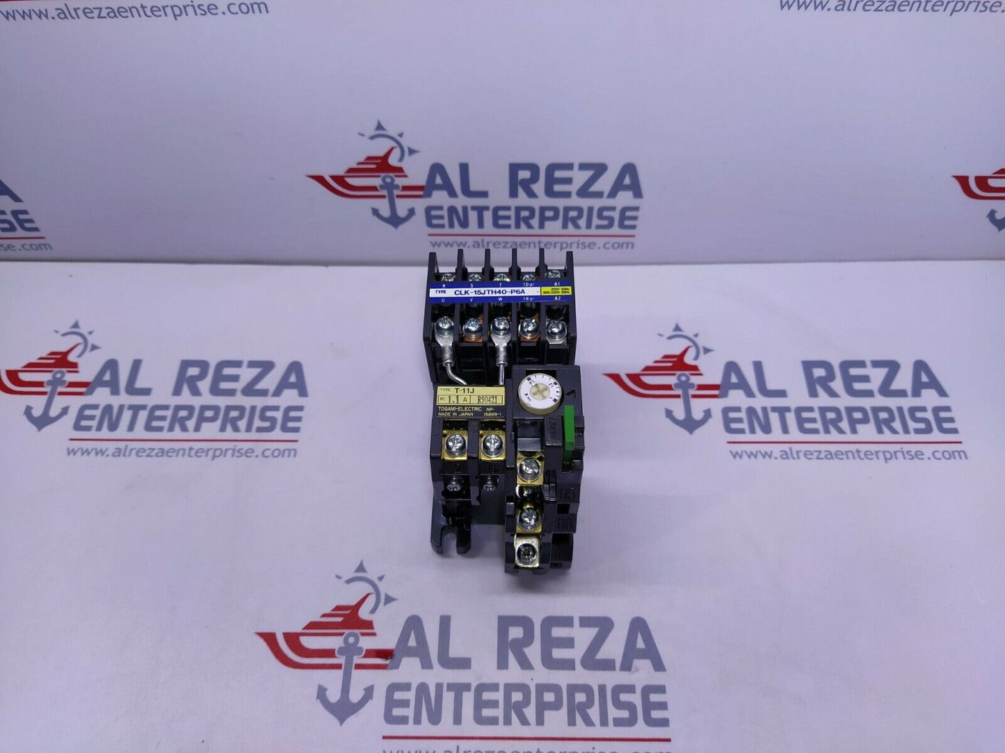 Togami CLK-15JTH40-P6A Magnetic Contactor 200-220V 1-1.4A T-11J