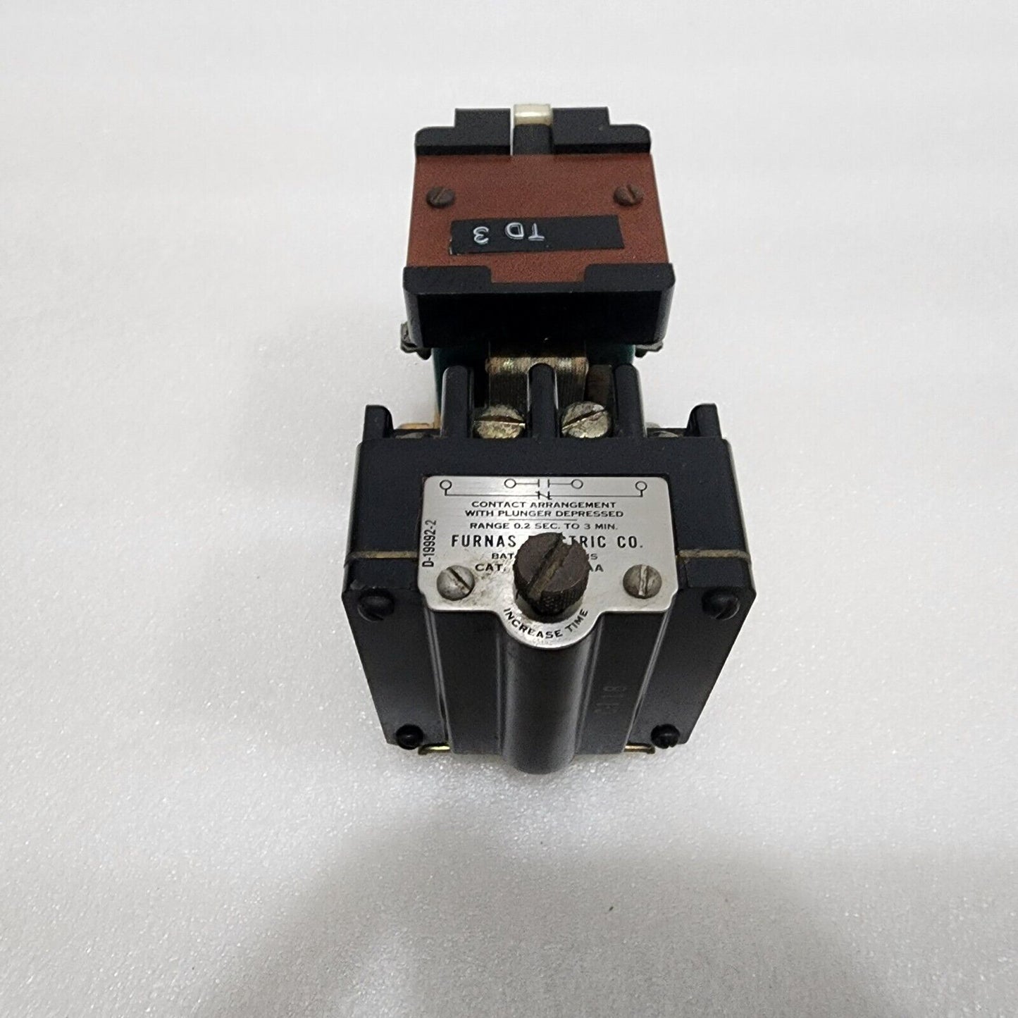FURNAS ELECTRIC 55AA PNEUMATIC TIMER CONTACTOR 55BAIAF