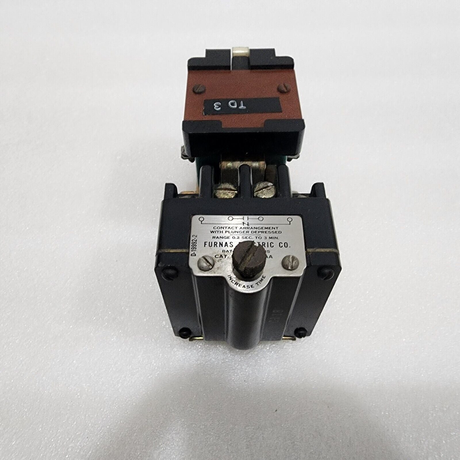 FURNAS ELECTRIC 55AA PNEUMATIC TIMER CONTACTOR 55BAIAF
