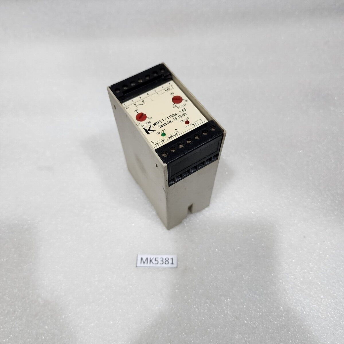 KLASCHKA Wus 1/110ba-1.60 Relais 16.16-51 100-280V