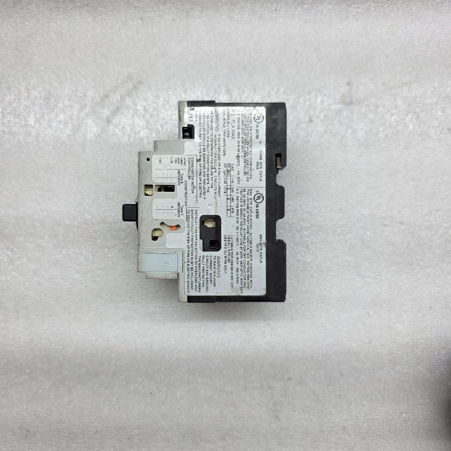 ALLEN BRADLEY CAT 140M-C2E-B63 SER C MOTOR CIRCUIT BREAKER 4.0-6.3 A