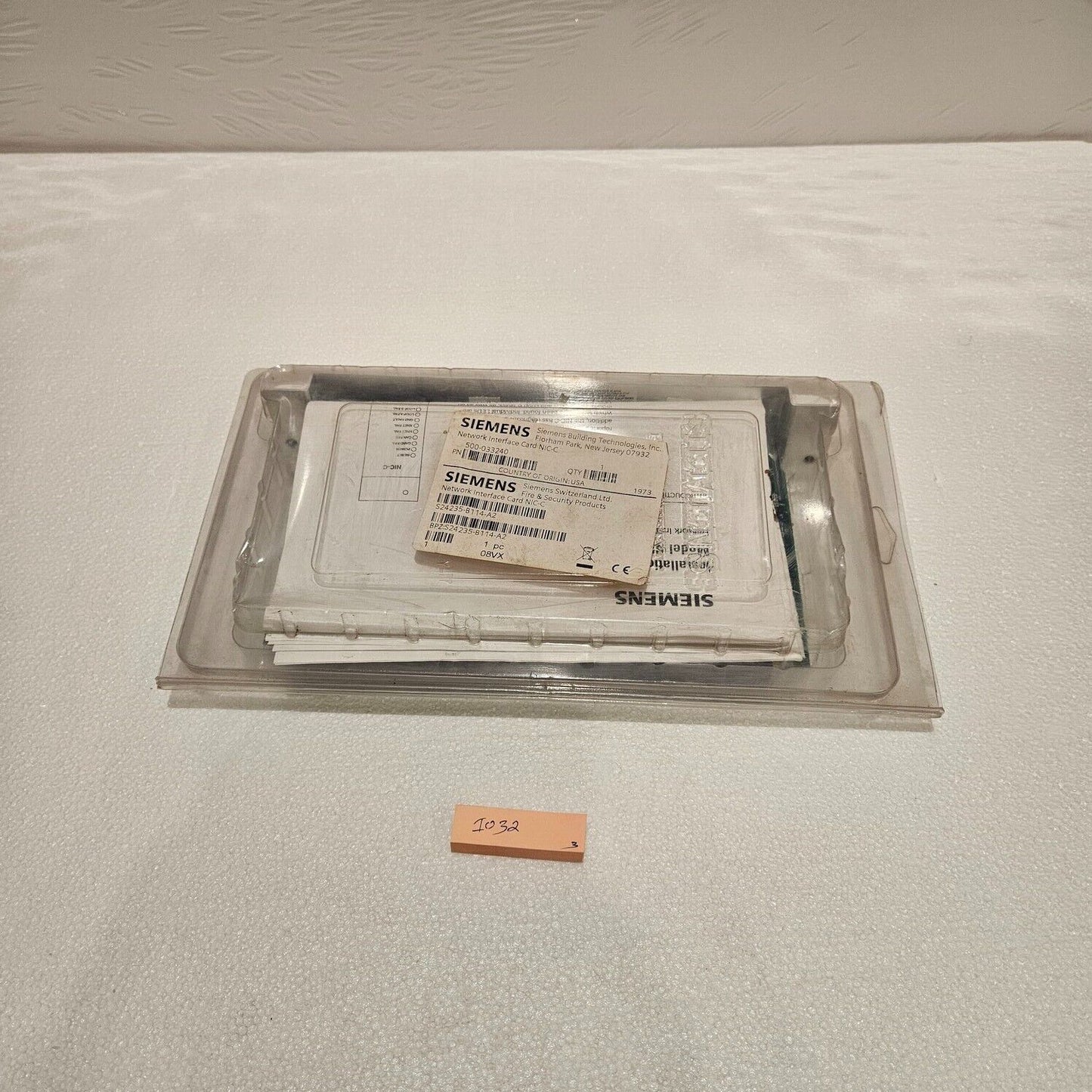 SIEMENS NIC-C NETWORK INTERFACE CARD 500-033240