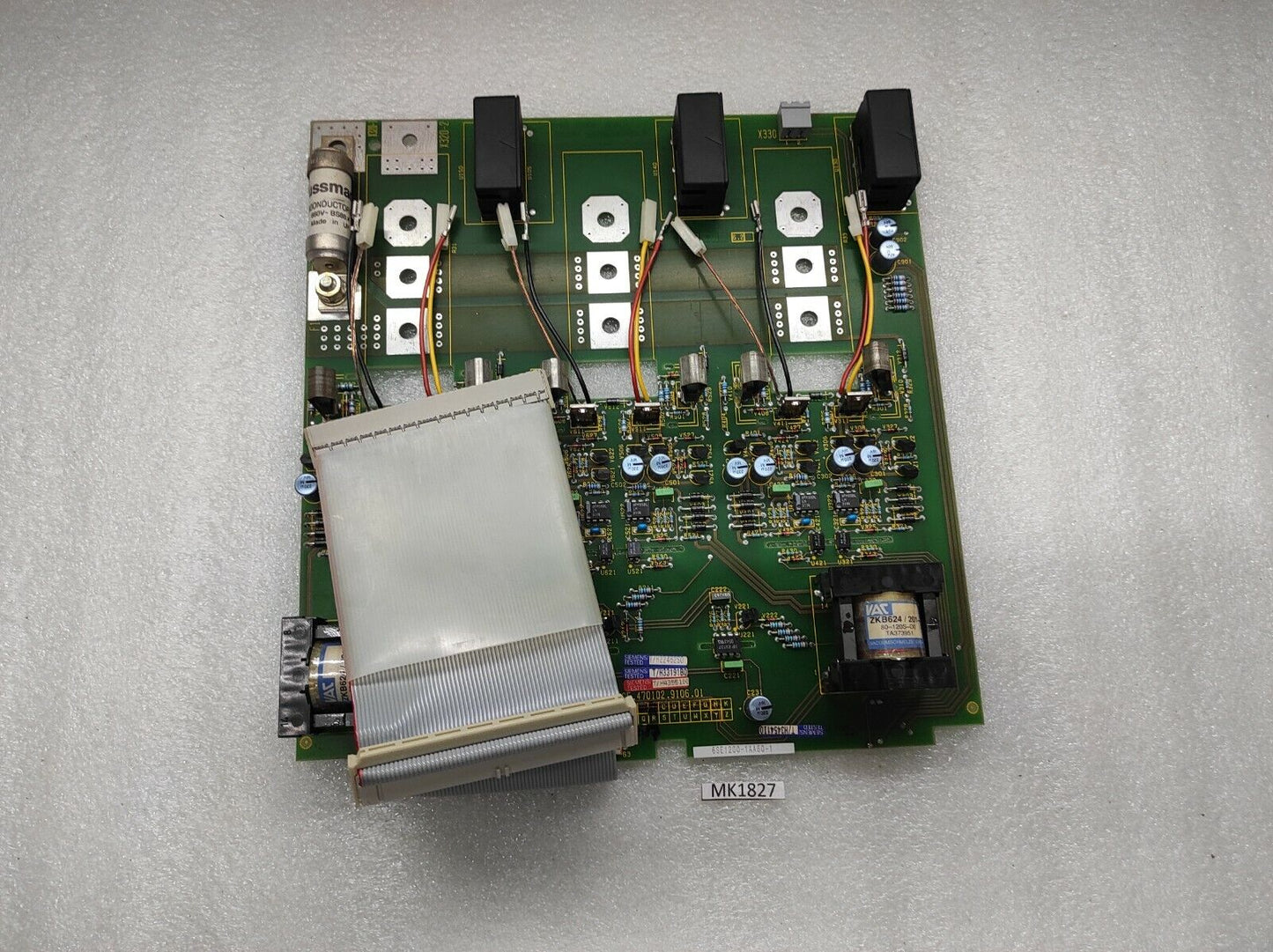 SIEMENS 6SE1200-1AA60-1 DRIVE TSTR FIRING BOARD GS-470102-9106-01