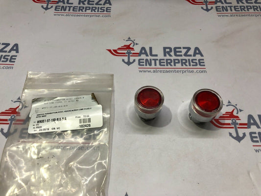 HITEC 102426 RED PUSH BUTTON LOT OF 2 UNIT