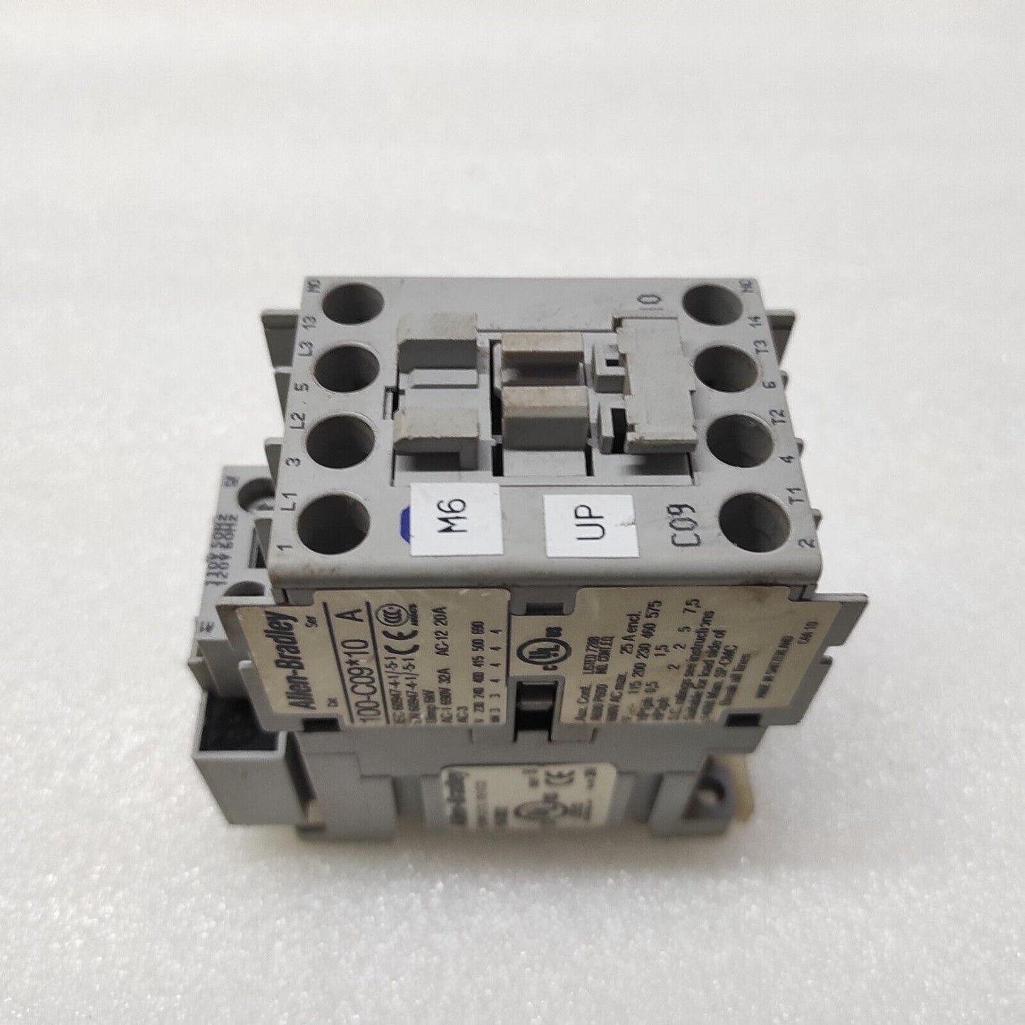 ALLEN BRADLEY CAT 100-C09-10 MAGNETIC CONTACTOR COIL VOLTAGE 110-280V