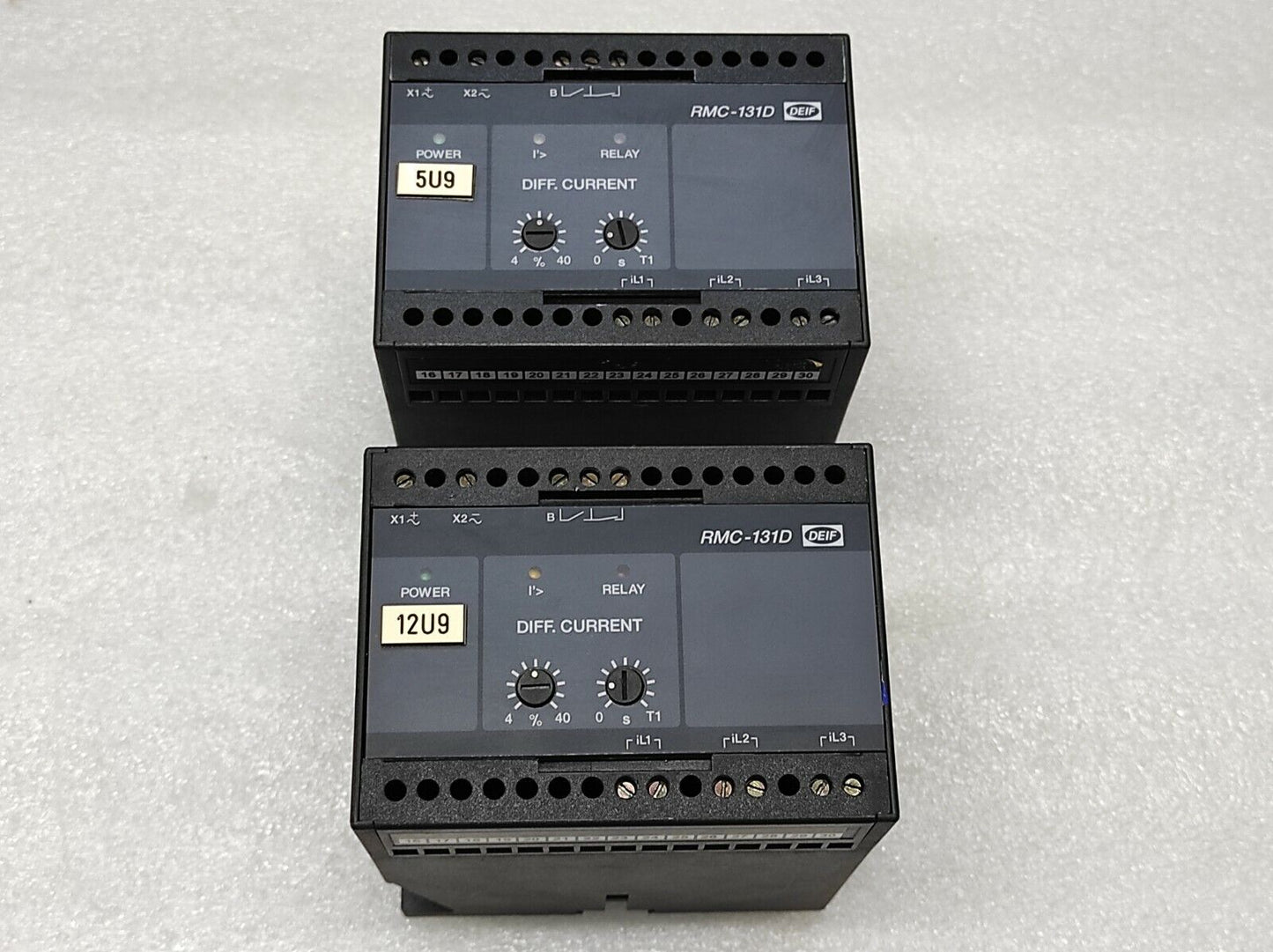 DEIF RMC-131D CURRENT PROTECTION RELAY 407746.120 24 VDC