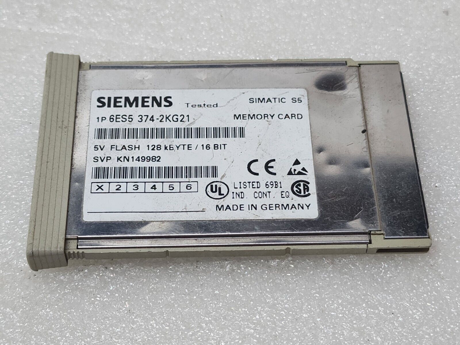 SIEMENS 6ES5 374-2KG21 SIMATIC S5 MEMORY CARD