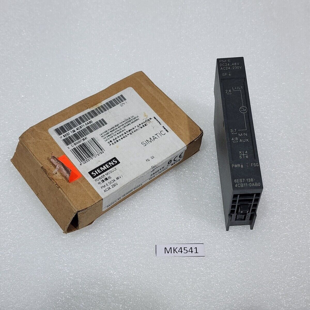 SIEMENS PM-E POWER INTERFACE MODULE 6ES7 138-4CB11-0AB0