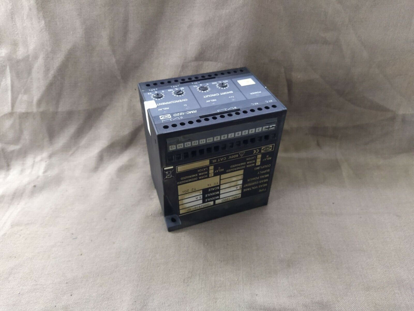 Deif RMC-122D Current and Short Circuit Relay 100029391.60