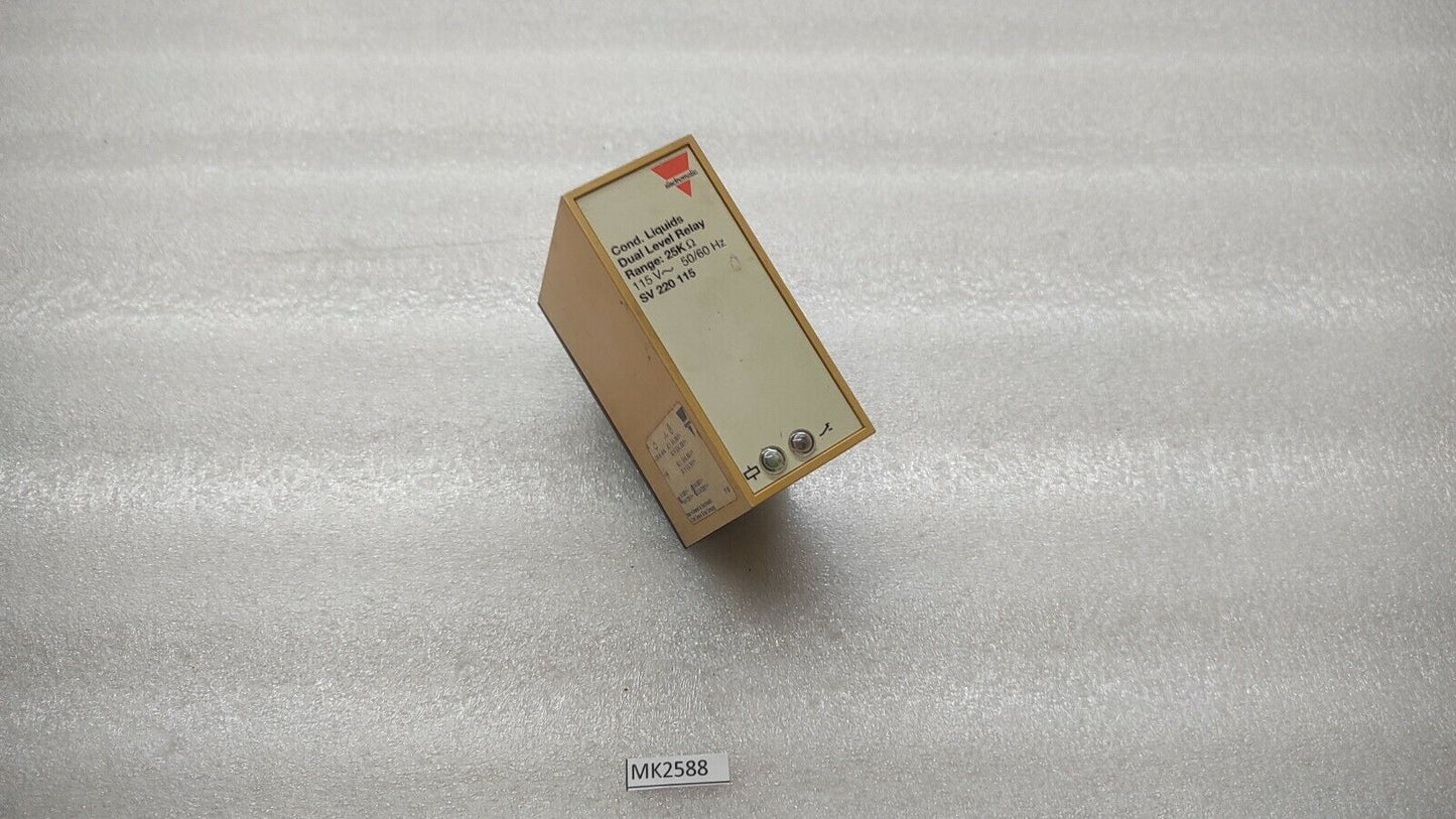 ELECTROMATIC SV 220 115 COND LIQUID DUAL LEVEL RELAY 115VAC SV220115 