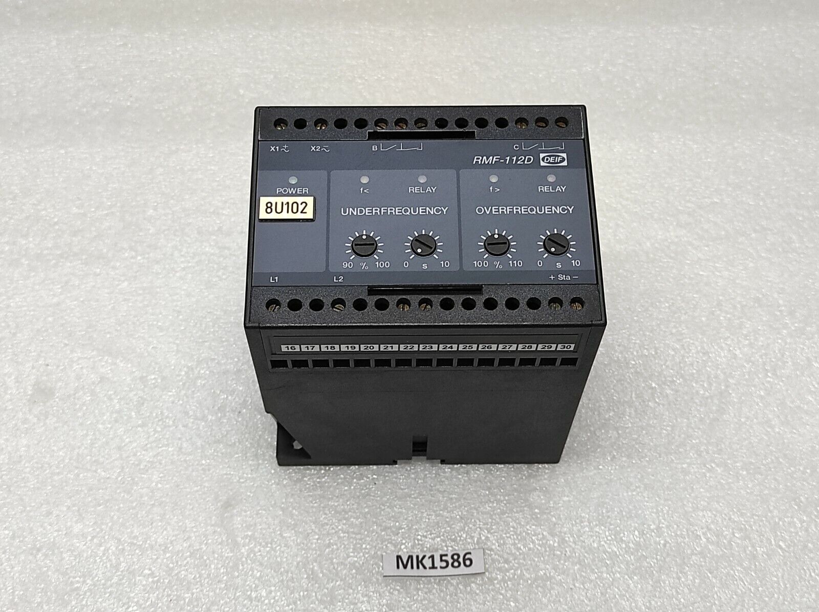 DEIF RMF-112D FREQUENCY RELAY 407746.80 440VAC