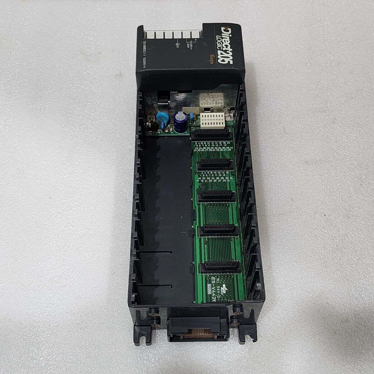 KOYO D2-06BDC1-1 DIRECT LOGICE 205 POWER SUPPLY WITH RACK