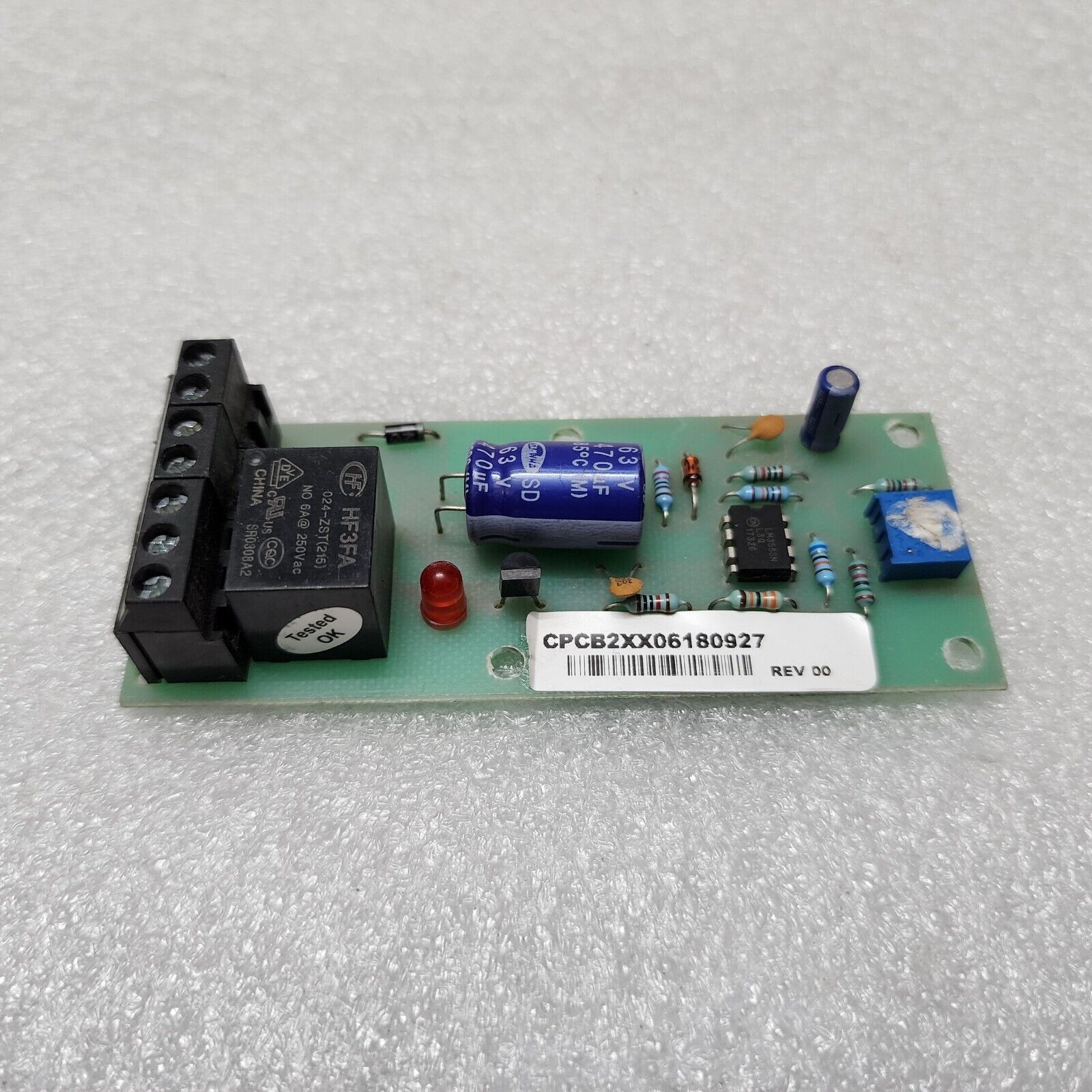 ASCO CPCB2XX06180927 PCB BOARD ASCO306 SOLD CHVAC_PCB2