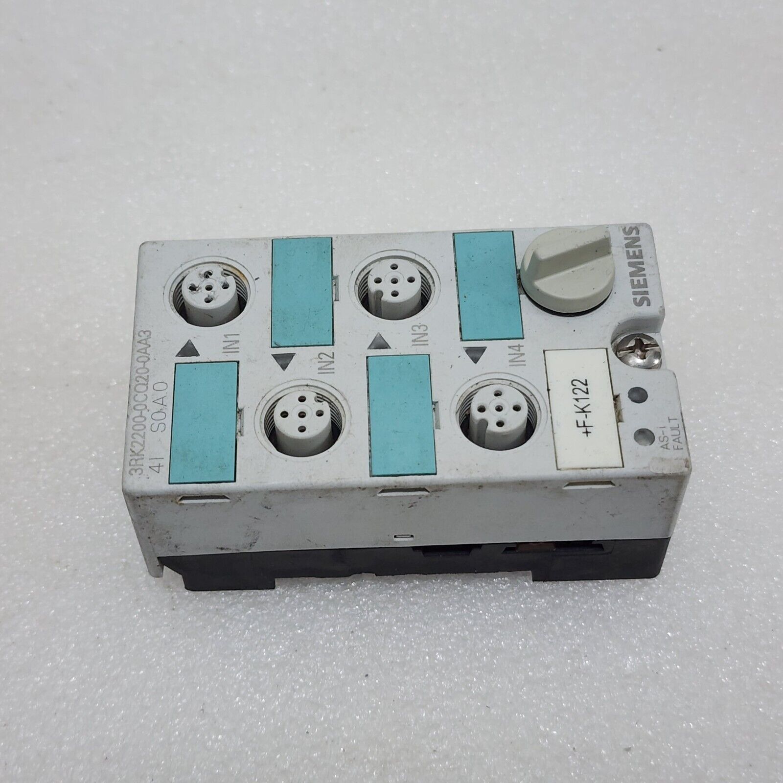 SIEMENS 3RK2200-0C020-0AA3 ASI DIGITAL INPUT MODULE