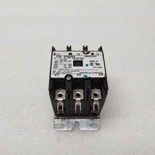 TYCO ELECTRONICS 3100-30Q928WA CONTACTOR HN53CC024 COIL VOLTAGE 24VAC