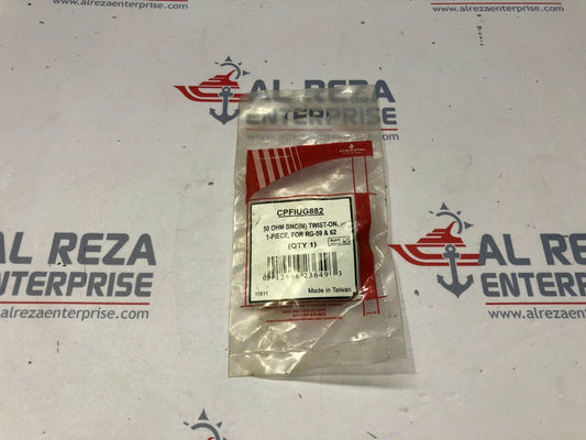 EMERSON CPFIUG882 BNC CONNECTOR 50 OHM FOR RG-59 & 62