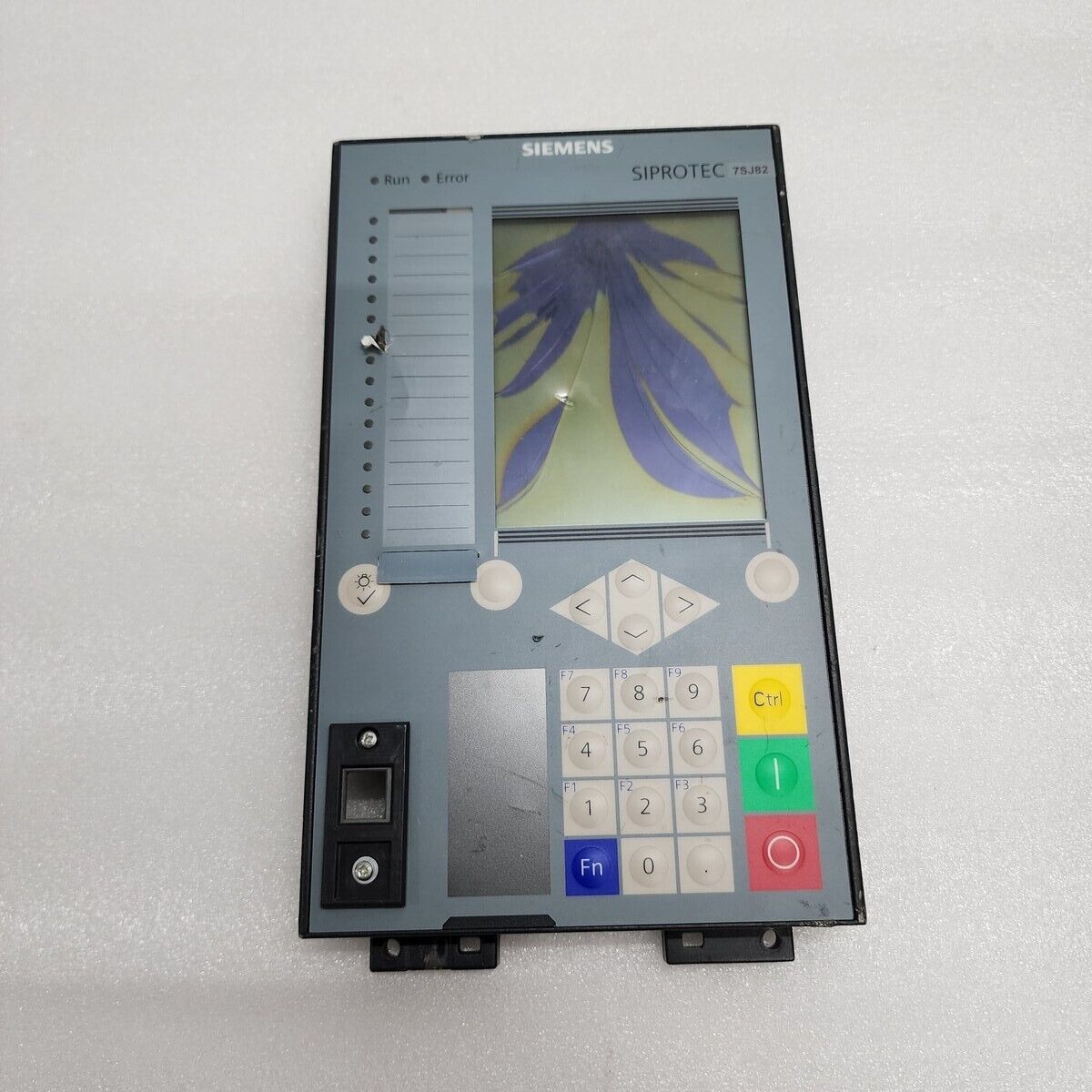 SIEMENS SIPROTEC 7SJ82 FRONT DISPLAY PANEL BROKEN