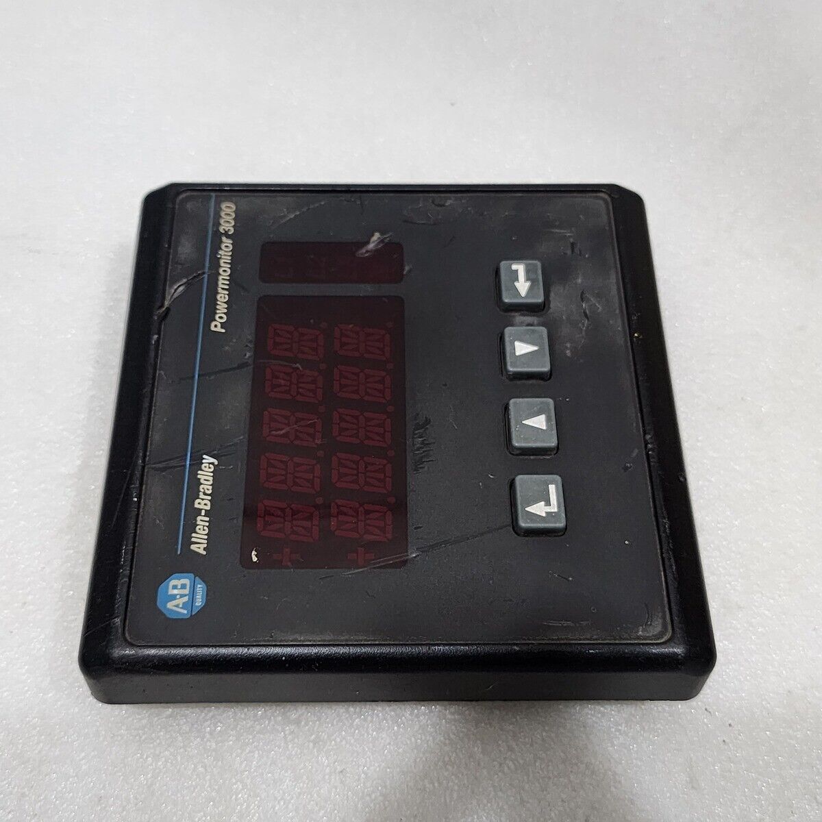 ALLEN BRADLEY CAT 1404-DM SER A POWER MONITOR 3000 FRONT DISPLAY