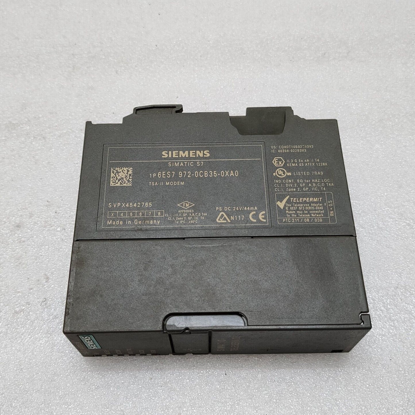 SIEMENS 6ES7 972-0CB35-0XA0 TSA-II MODEM