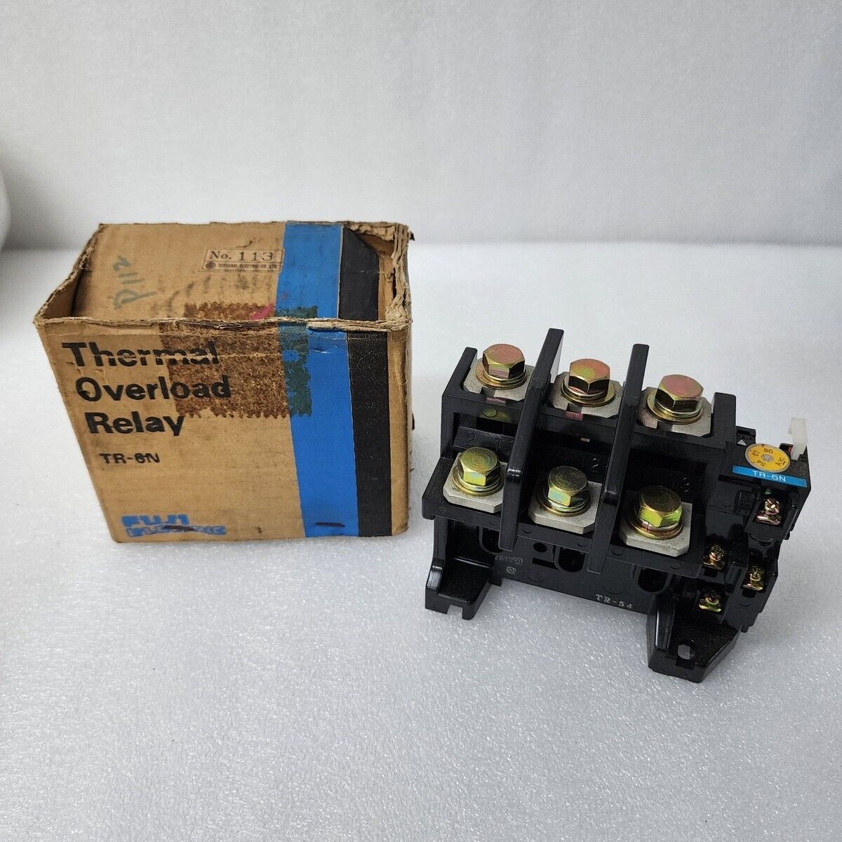 FUJI ELECTRIC TR-6N THERMAL OVERLOAD RELAY 54-80A