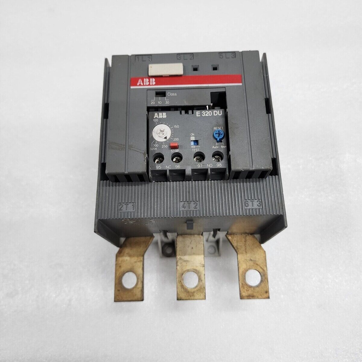 ABB E 320 DU OVERLOAD RELAY 100-320A