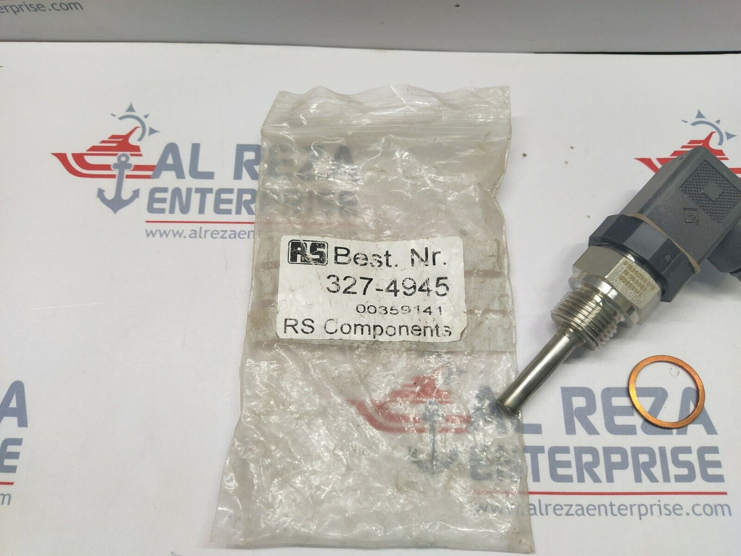 Jumo Type PT100 Thermocouple 50MM Length 8MM Diameter RS Component 327-4945