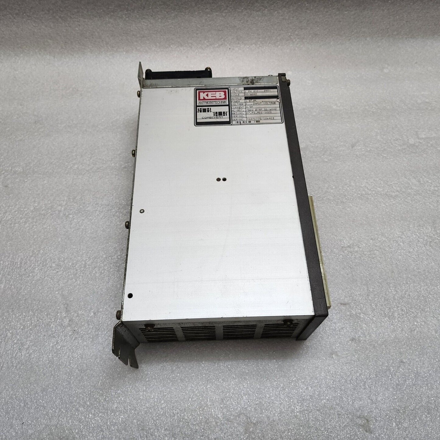 KEB 07.F0.R01-1228 FREQUENCY INVERTER 0.75KW   KARL E BRINKMANN