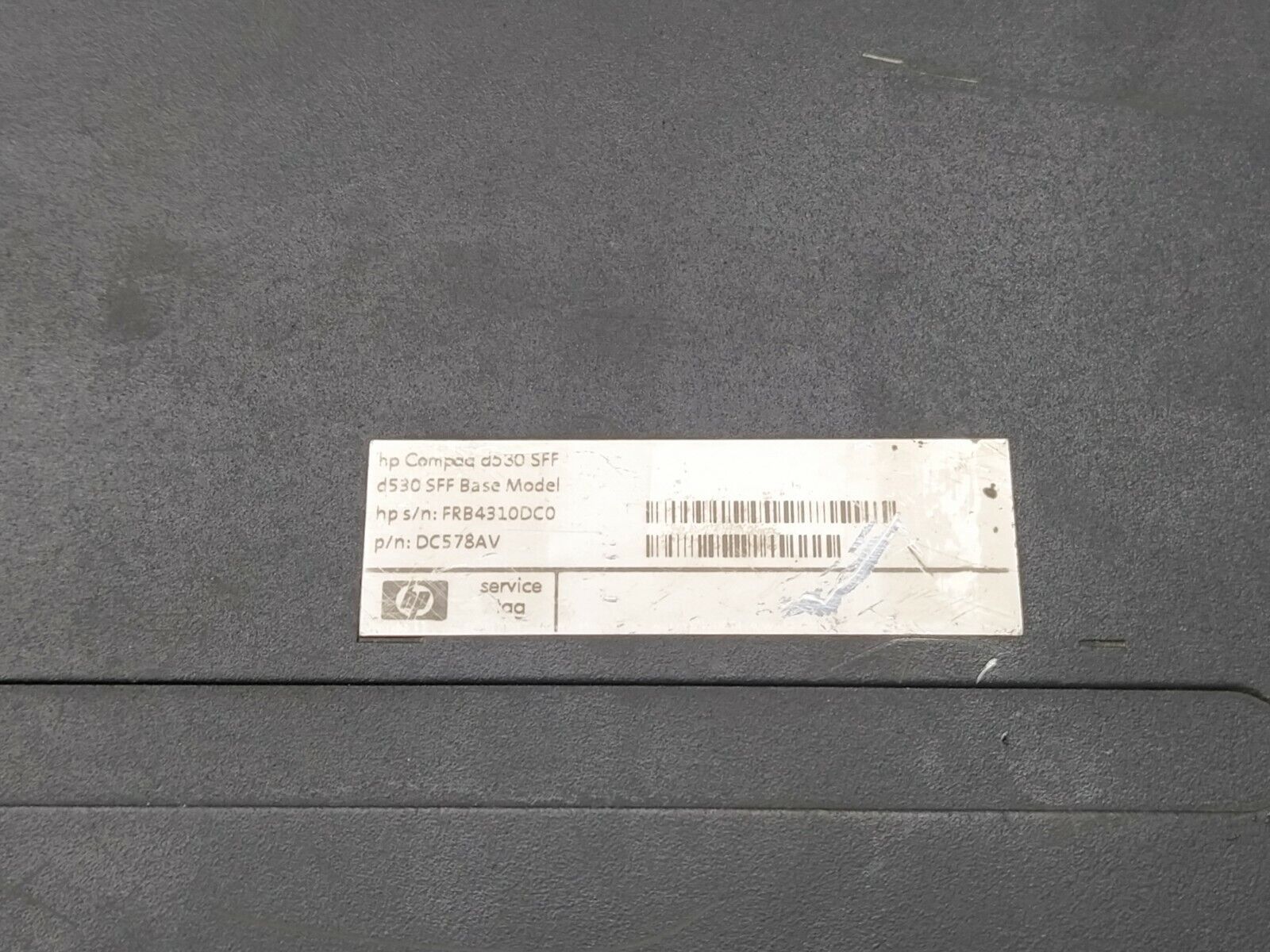 KONGSBERG HP COMPAQ MP530 D530 SFF BASE MODEL DC578AV