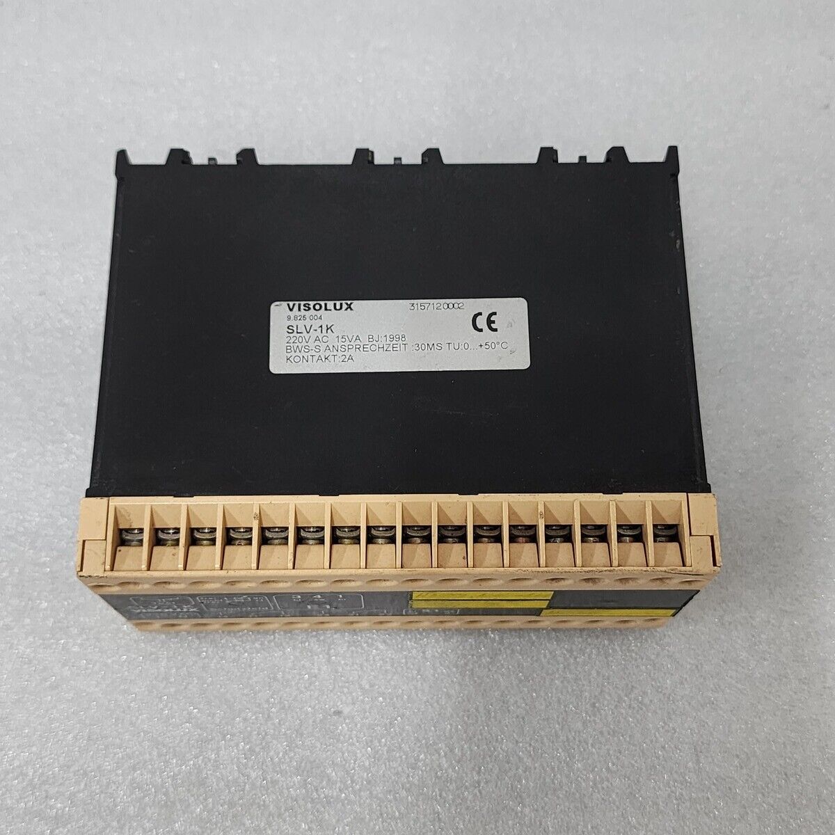 VISOLUX SLV-1K SAFETY RELAY 220VAC