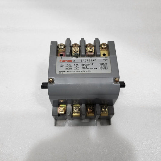 FURNAS 14CP32AF MOTOR STARTER 18A COIL VOLTAGE 110-120V