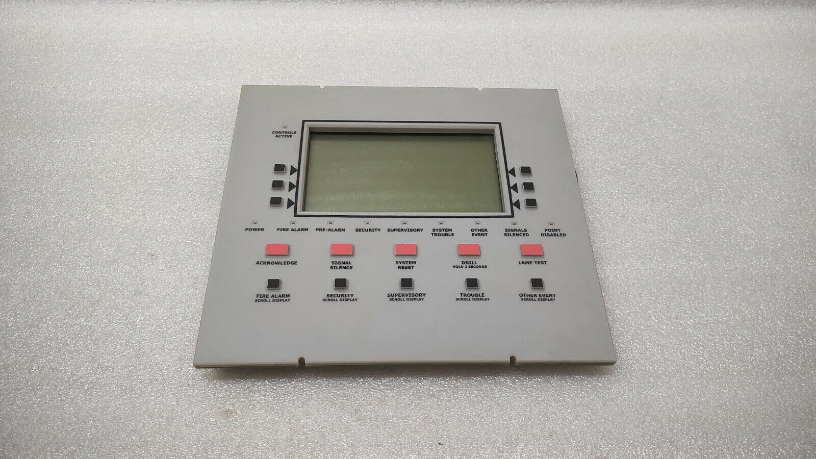 NOTIFIER LCD-160 PCA S635 FIRE ALARM LCD ANNUNCIATOR DISPLAY