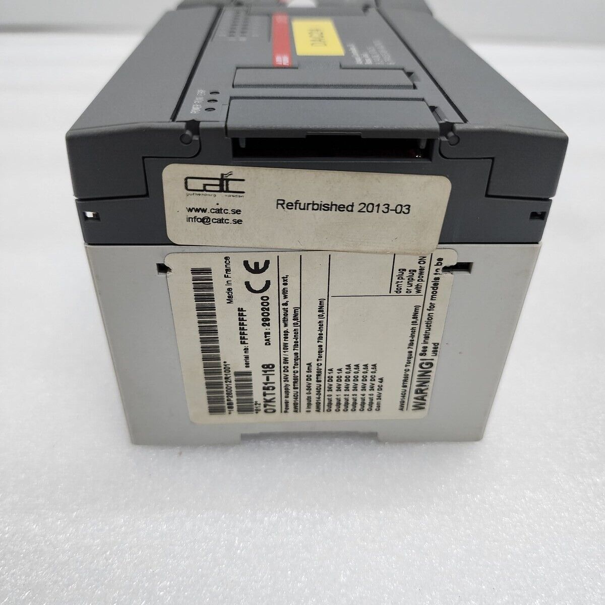 ABB 07KT51-I18 & XC08L1-B03 ADVANT CONTROLLER 31 WITH I/O EXPANSION UNIT