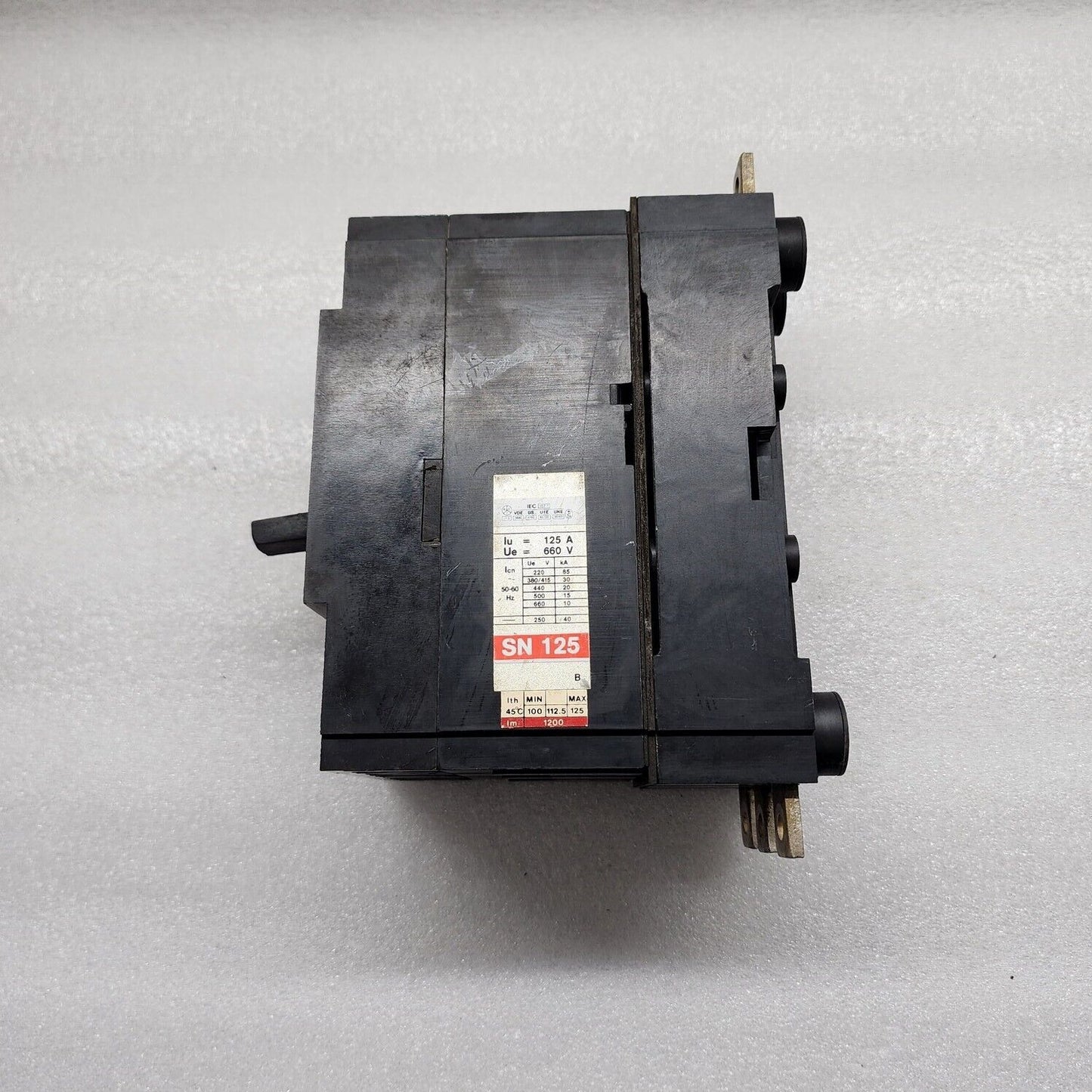 ABB SN125 CIRCUIT BREAKER SACE SN125 125A