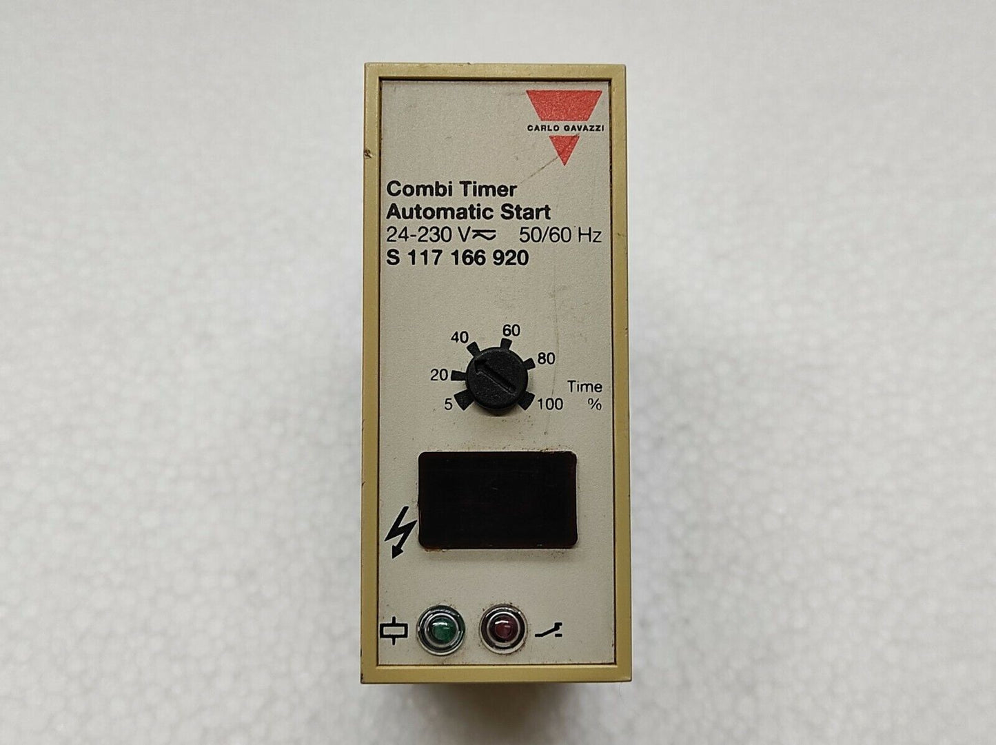 Carlo Gavazzi S 117 166 920 Combi Timer Automatic Start 24-230V AC/DC S117166920