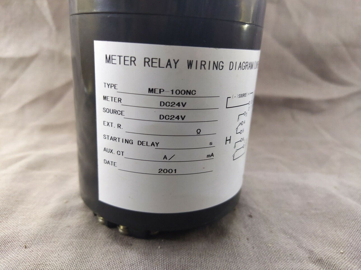 Daiichi MEP-100NC Meter Relay 24V DC