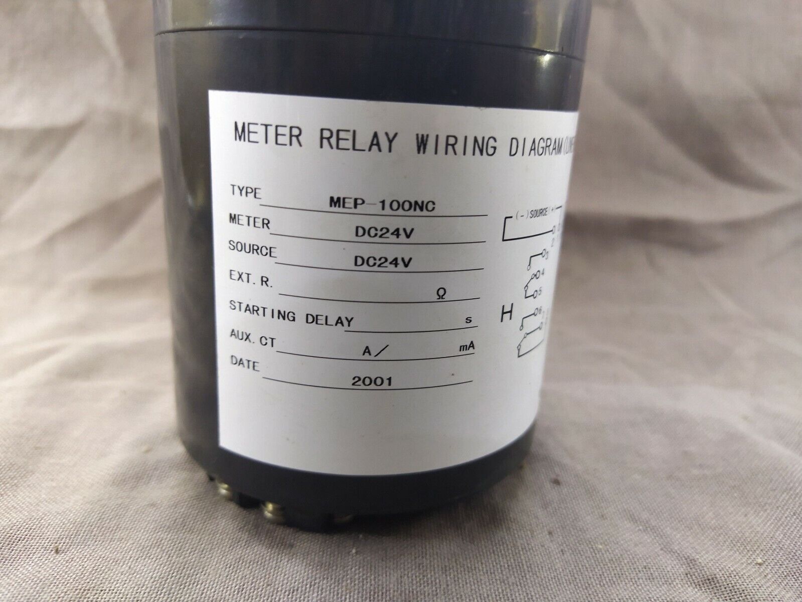 Daiichi MEP-100NC Meter Relay 24V DC