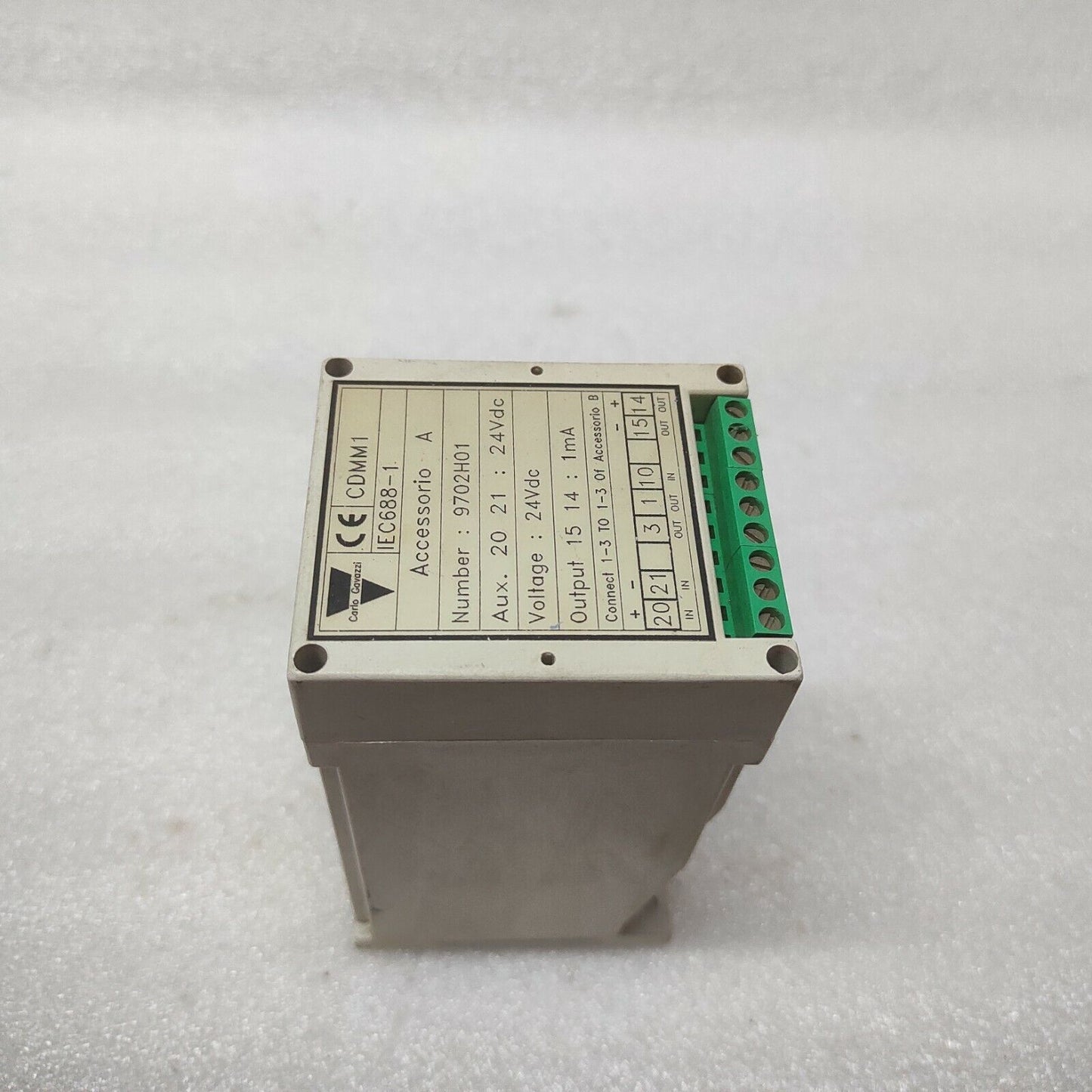 CARLO GAVAZZI CDMM1 RELAY 9702H01 24VDC