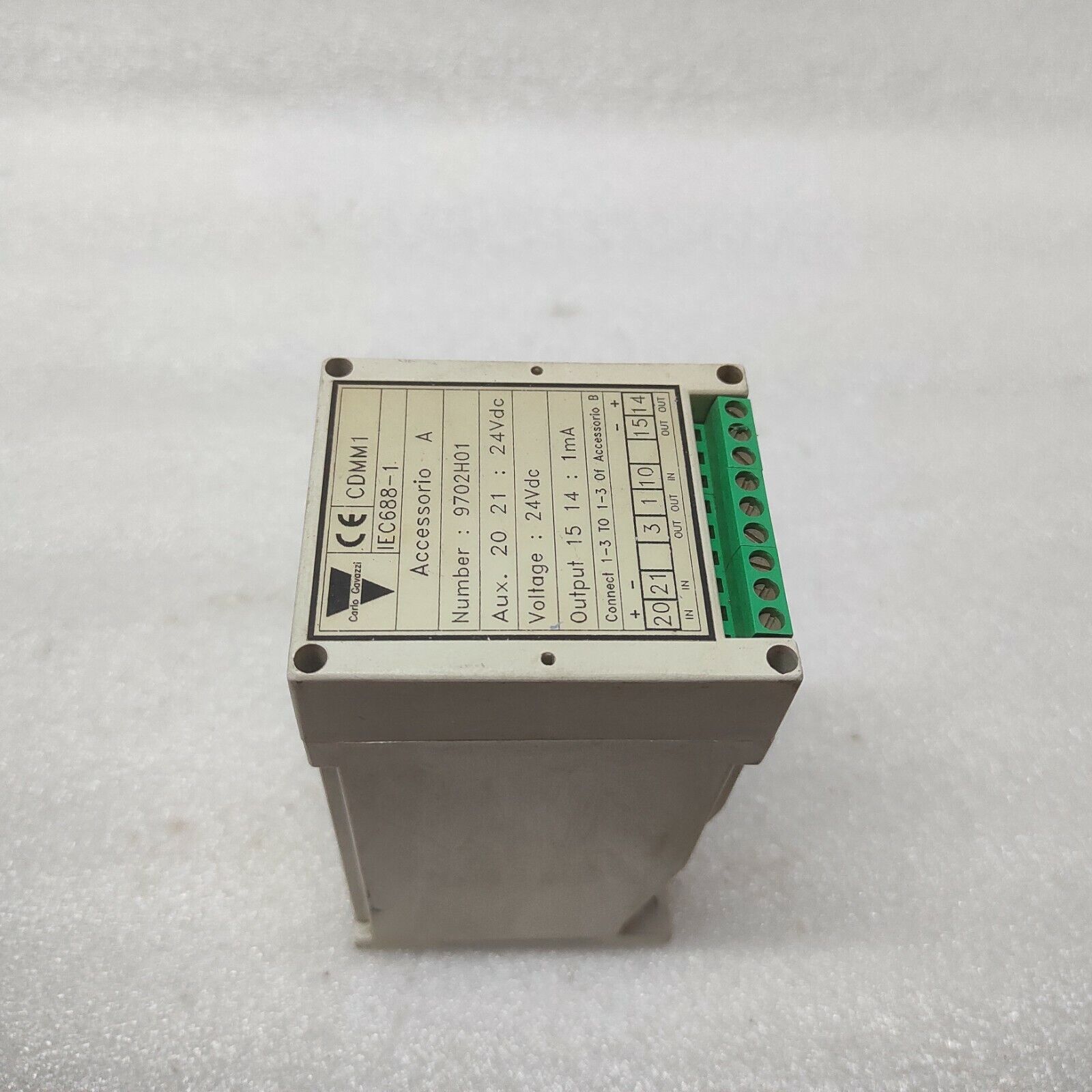 CARLO GAVAZZI CDMM1 RELAY 9702H01 24VDC