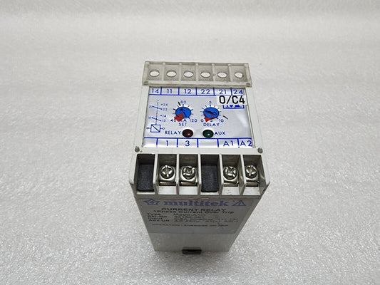 MULTITEK M200-A10 1-PH CURRENT OVER TRIP 230VAC
