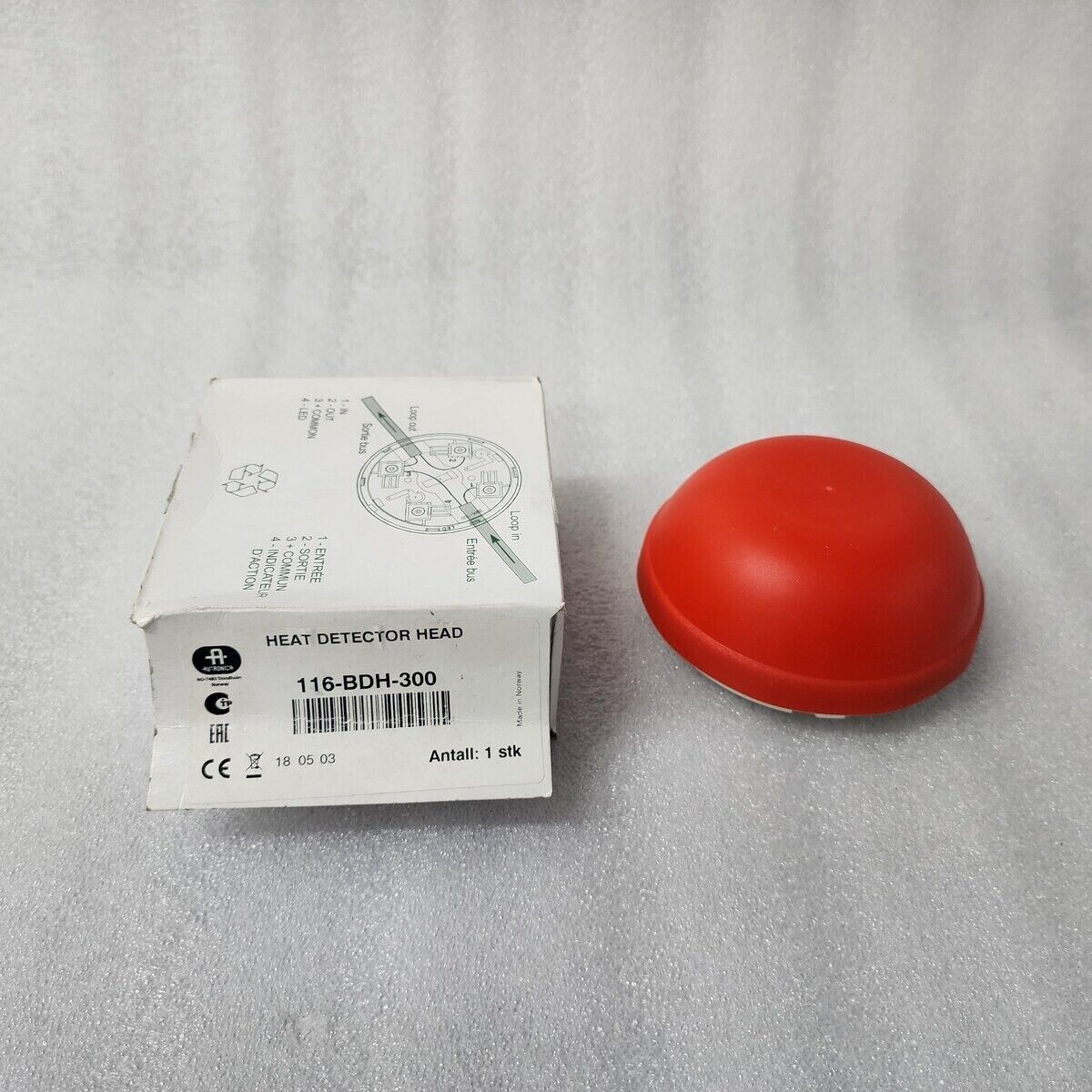 AUTRONICA 116-BDH-300 HEAT DETECTOR BDH-300 NEW