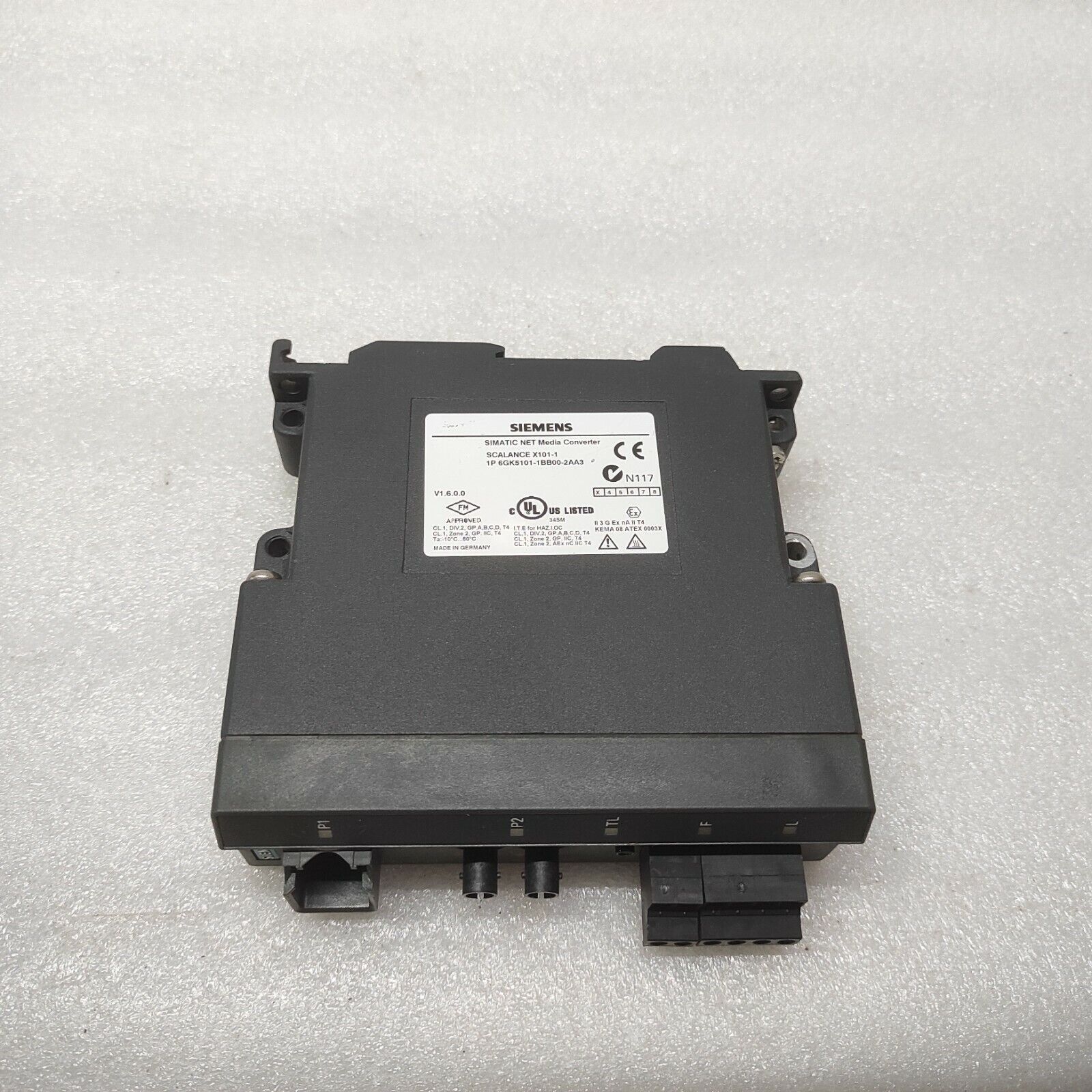 SIEMENS SCALANCE X101-1 MEDIA CONVERTER 6GK5101-1BB00-2AA3