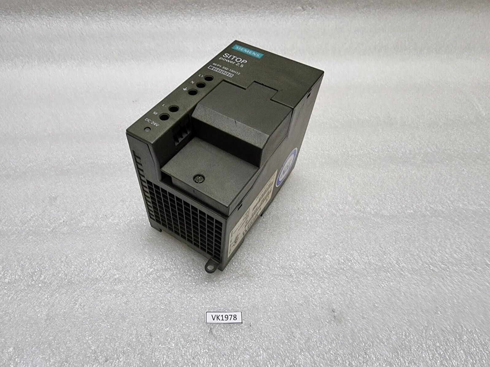 SIEMENS SITOP POWER 2.5 6EP1332-1SH12 POWER SUPPLY 24VDC 2.5A