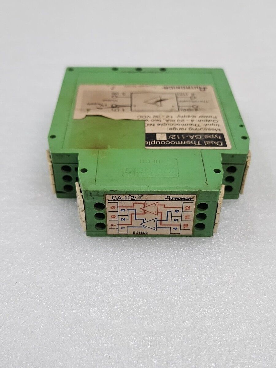 AUTRONICA GA-112/E DUAL THERMOCOUPLE AMPLIFIER 12-32VDC