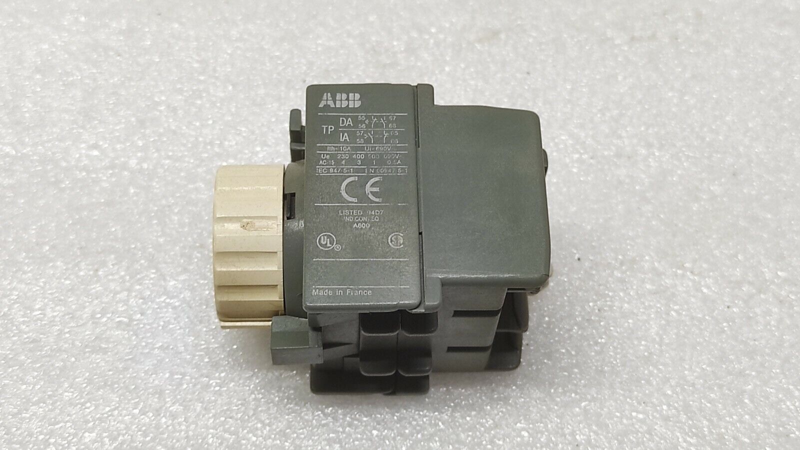 ABB TP40DA TIMER BLOCK TP40DA 0.1-40SEC 