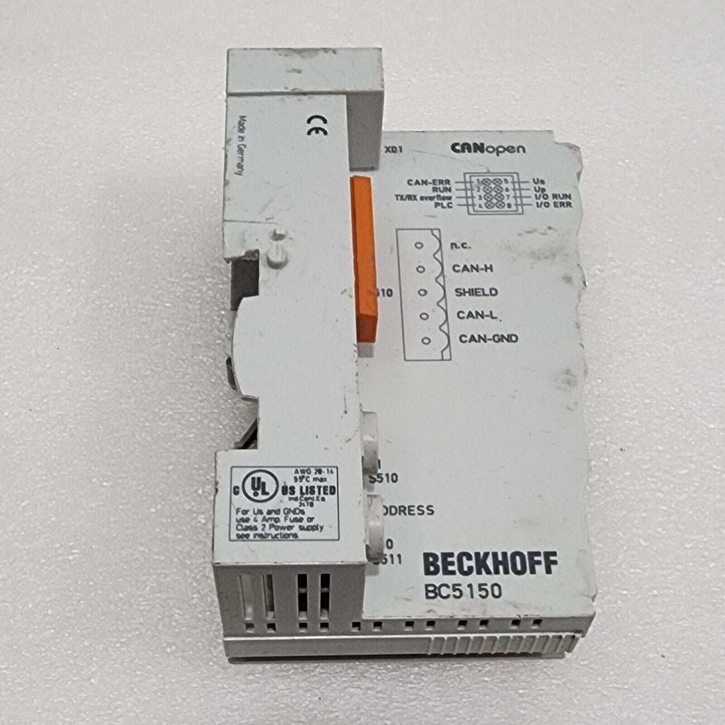 BECKHOFF BC5150 BUS TERMINAL CONTROLLER 24VDC