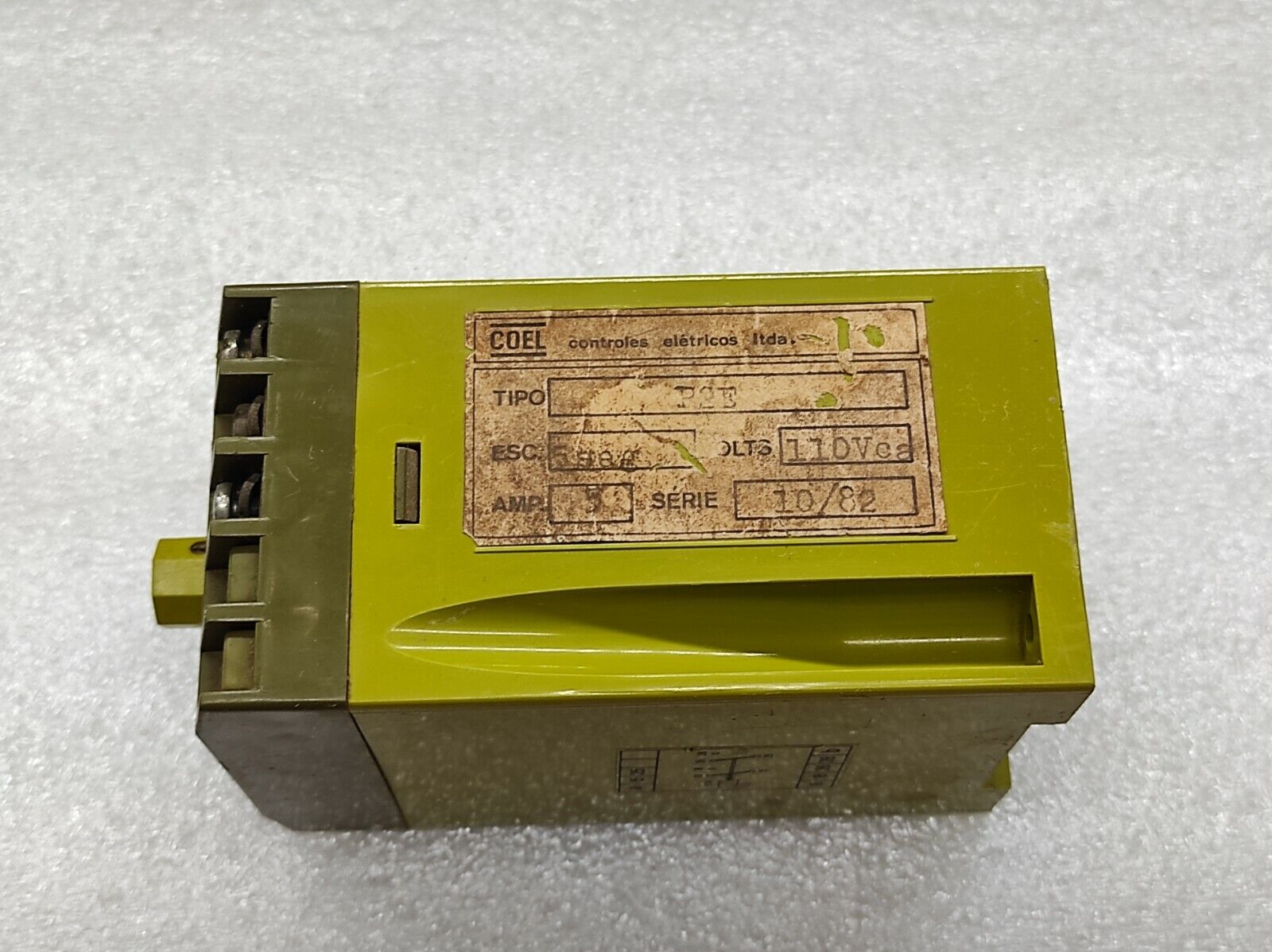 COEL P2E TIME DELAY RELAY 110V 0-5 SEC